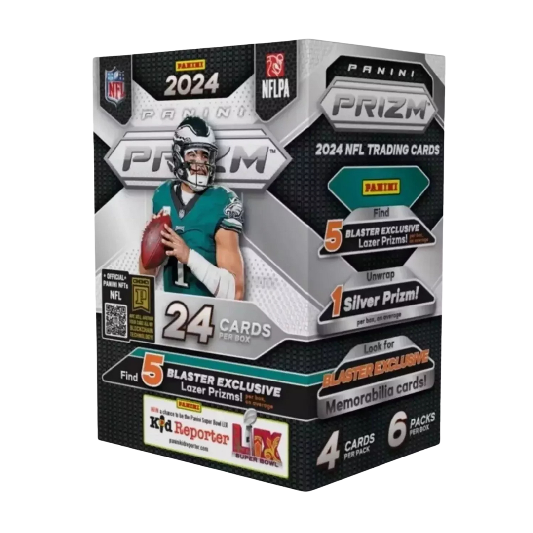 2024 Panini NFL Prizm Football Trading Card Blaster Box