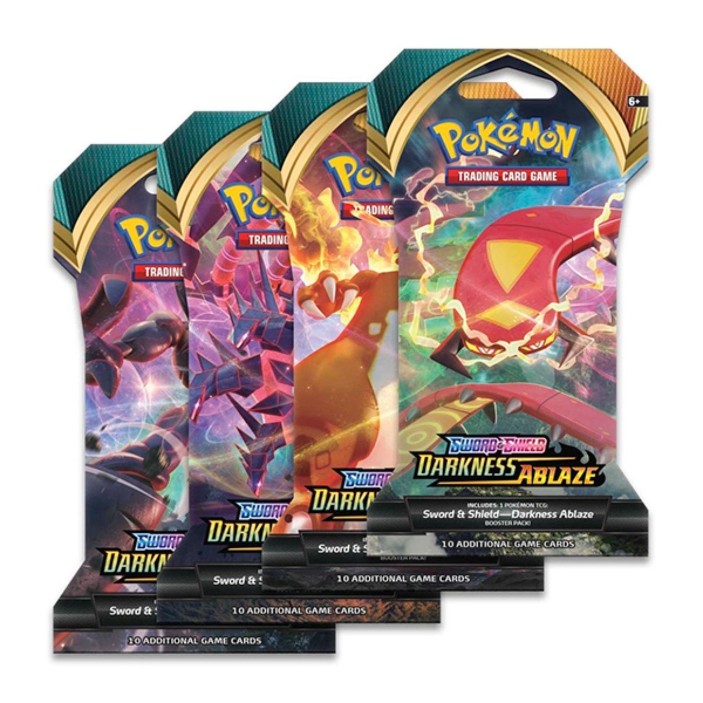 Pokemon Sword & Shield - Darkness Ablaze Sleeved Booster Pack