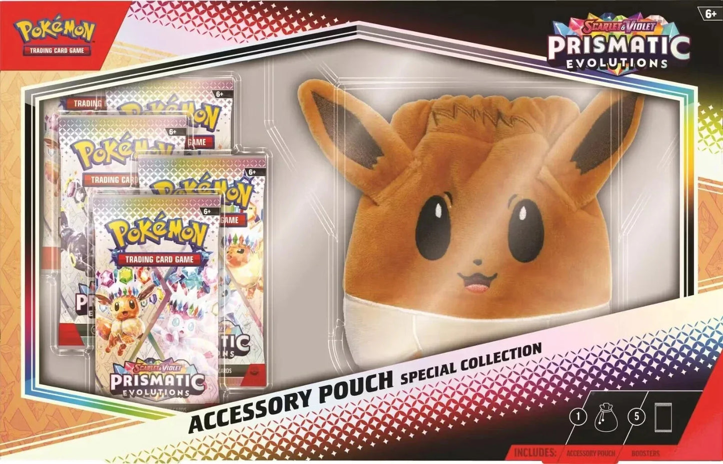 Pokemon: Special Collection Accessory Pouch Scarlet and Violet – Prismatic Evolution of the Pokémon TCG