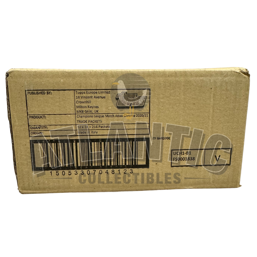 2020-21 Topps Chrome UEFA Champions League Match Attax Hobby Box
