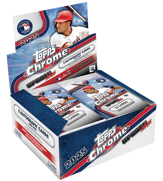 2025 Topps Chrome Update Series Baseball Jumbo Box