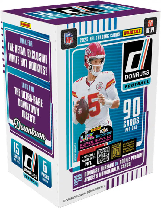 2025 Panini NFL Donruss Football Blaster Box