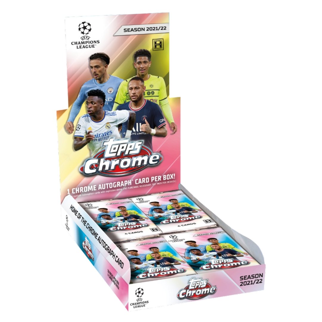 2021-22 Topps Chrome UEFA Champions League - Hobby