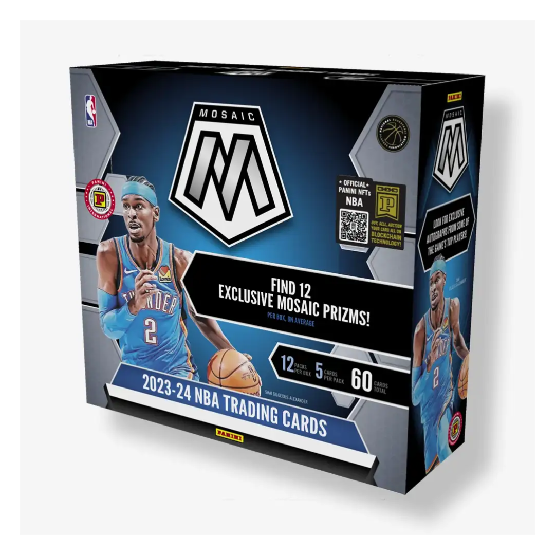 2023-24 Panini Mosaic Basketball NBA International Hobby Box