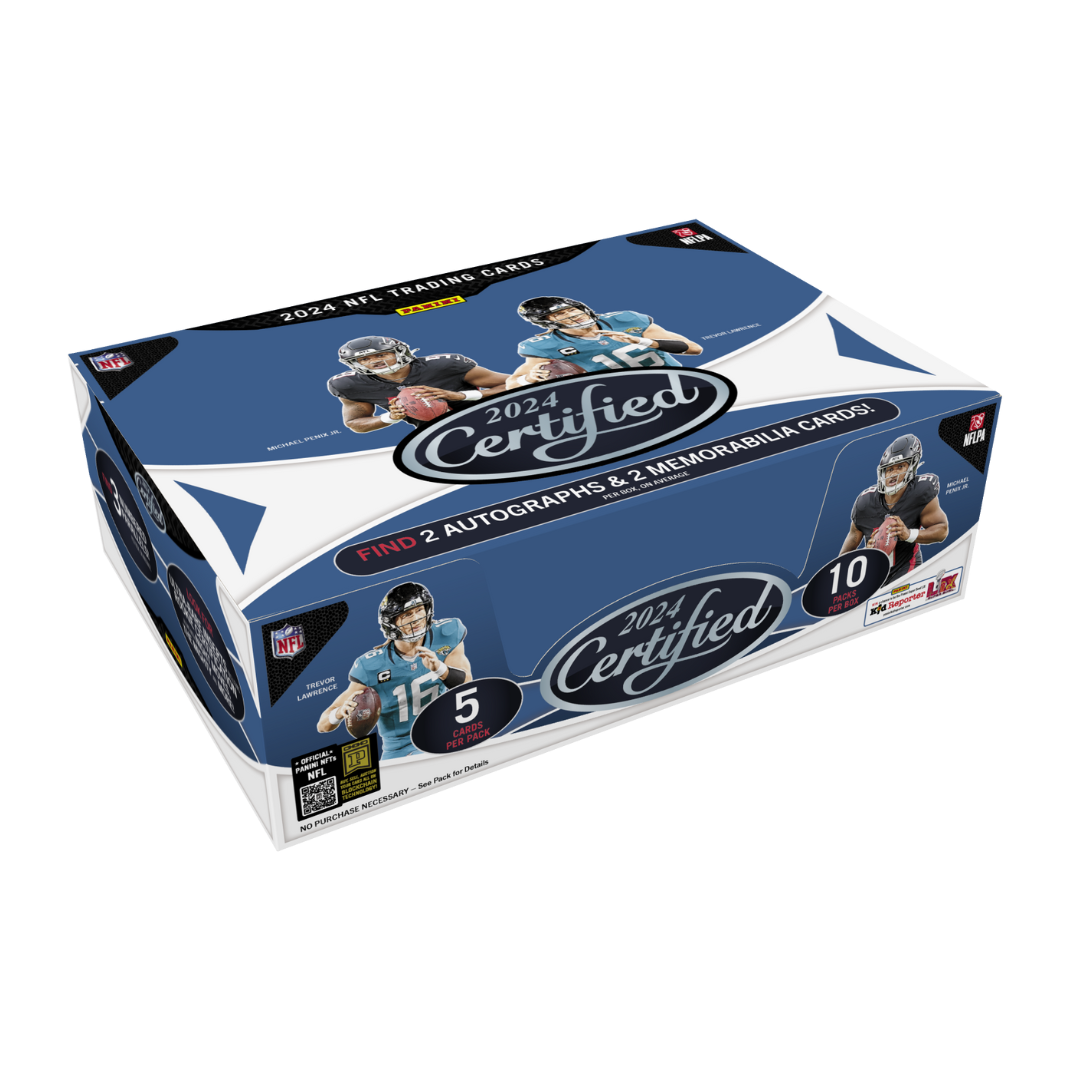 2024 Panini Certified NFL Trading Card Box - Hobby Box