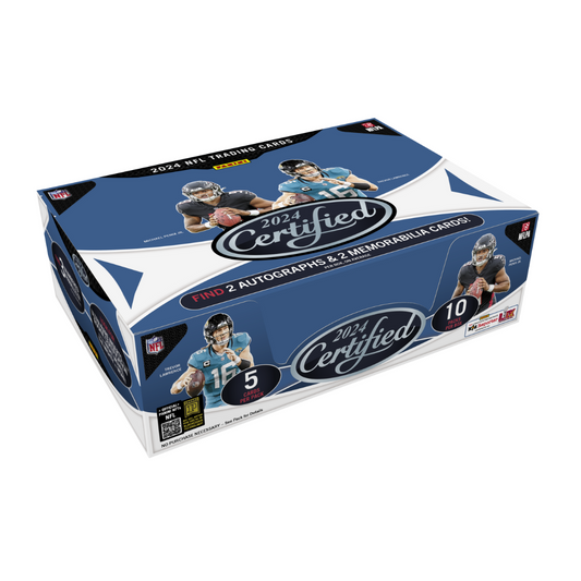2024 Panini Certified NFL Trading Card Box - Hobby Box