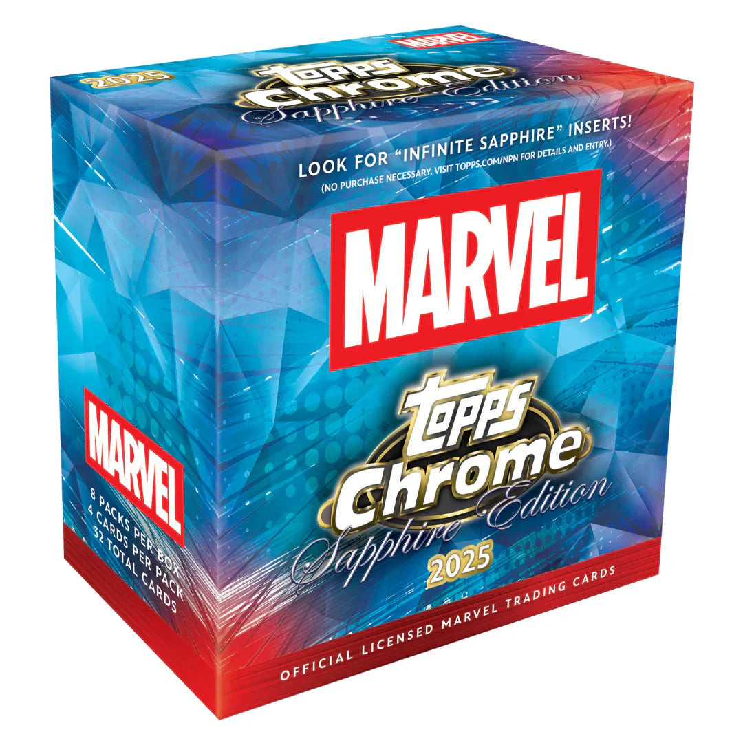 2025 Marvel Comics Chrome Sapphire - Hobby Box