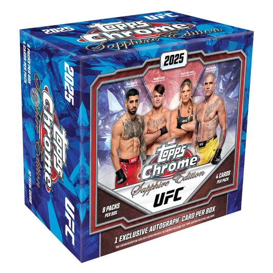 2025 Topps Chrome UFC - Sapphire Edition - Hobby Box