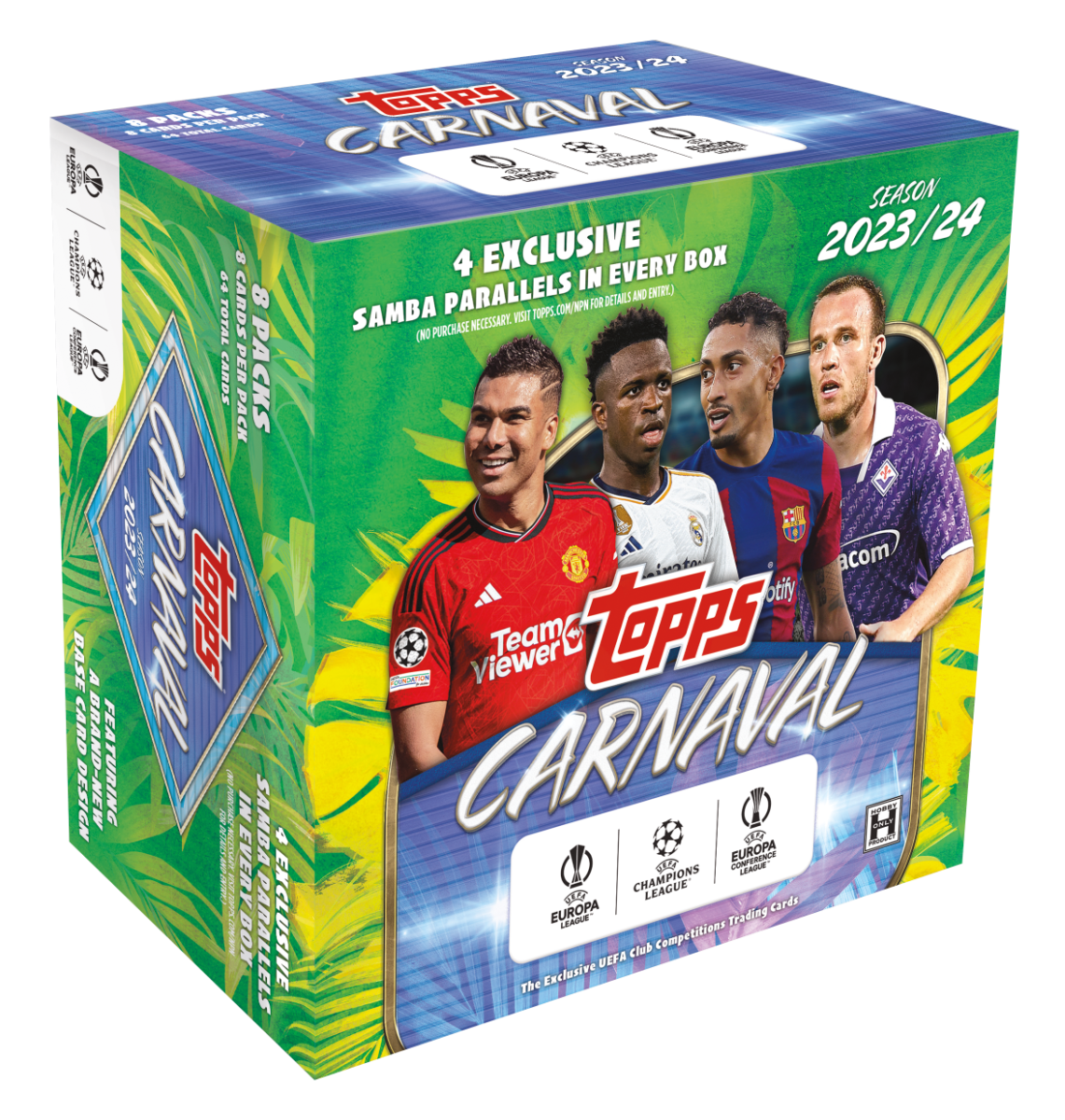 2023-24 Topps UEFA Club Competitions Carnaval Hobby Box