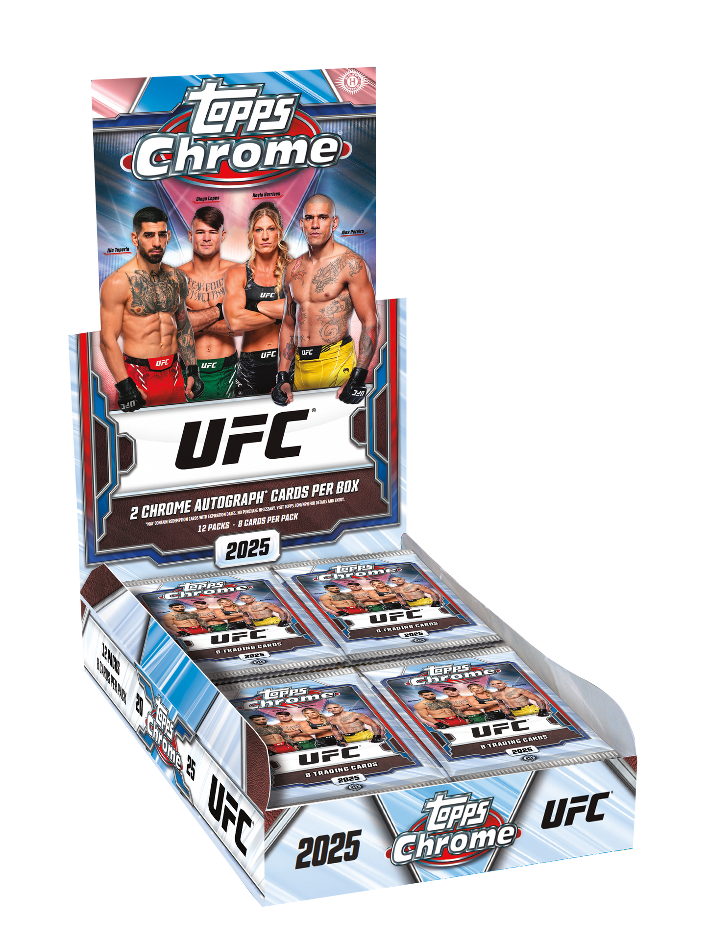2025 Topps Chrome UFC - Hobby Box