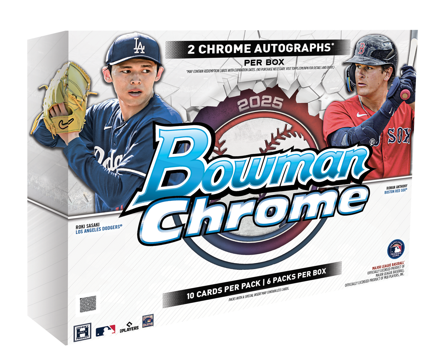 2025 Bowman Chrome Baseball - Hobby Box