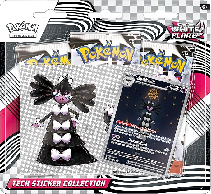 Pokemon TCG: Scarlet & Violet White Flare Tech Sticker Collection, Gothitelle