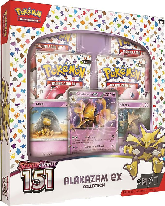 Pokemon TCG Scarlet & Violet - 151 Alakazam Ex Box Collection Box