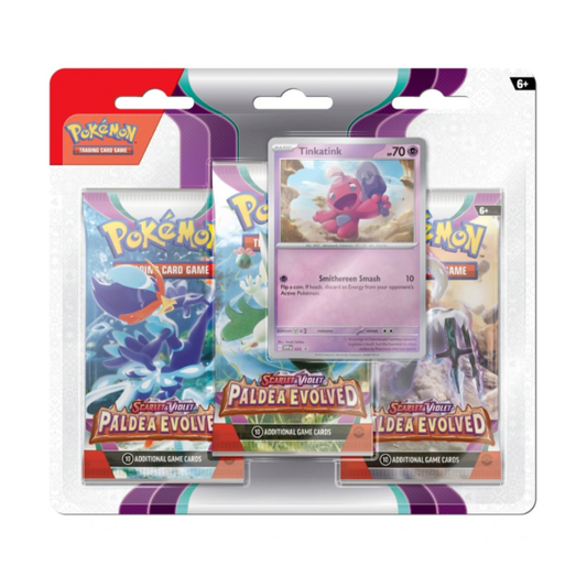 Pokemon Paldea Evolved 3 Pack Blister Set