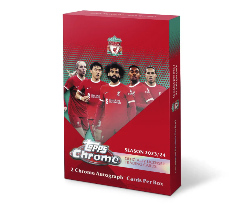 2023-24 Topps Chrome Liverpool F.C. Hobby Box