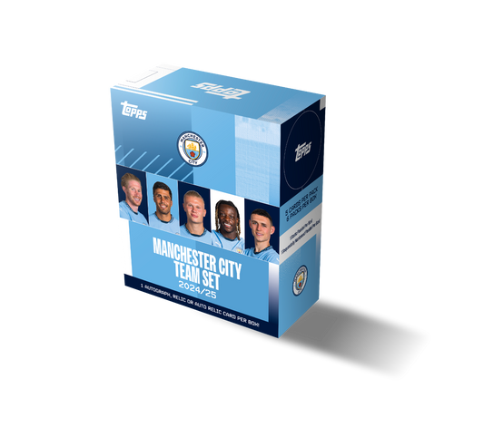 2024-25 Topps Manchester City FC Team Set Box