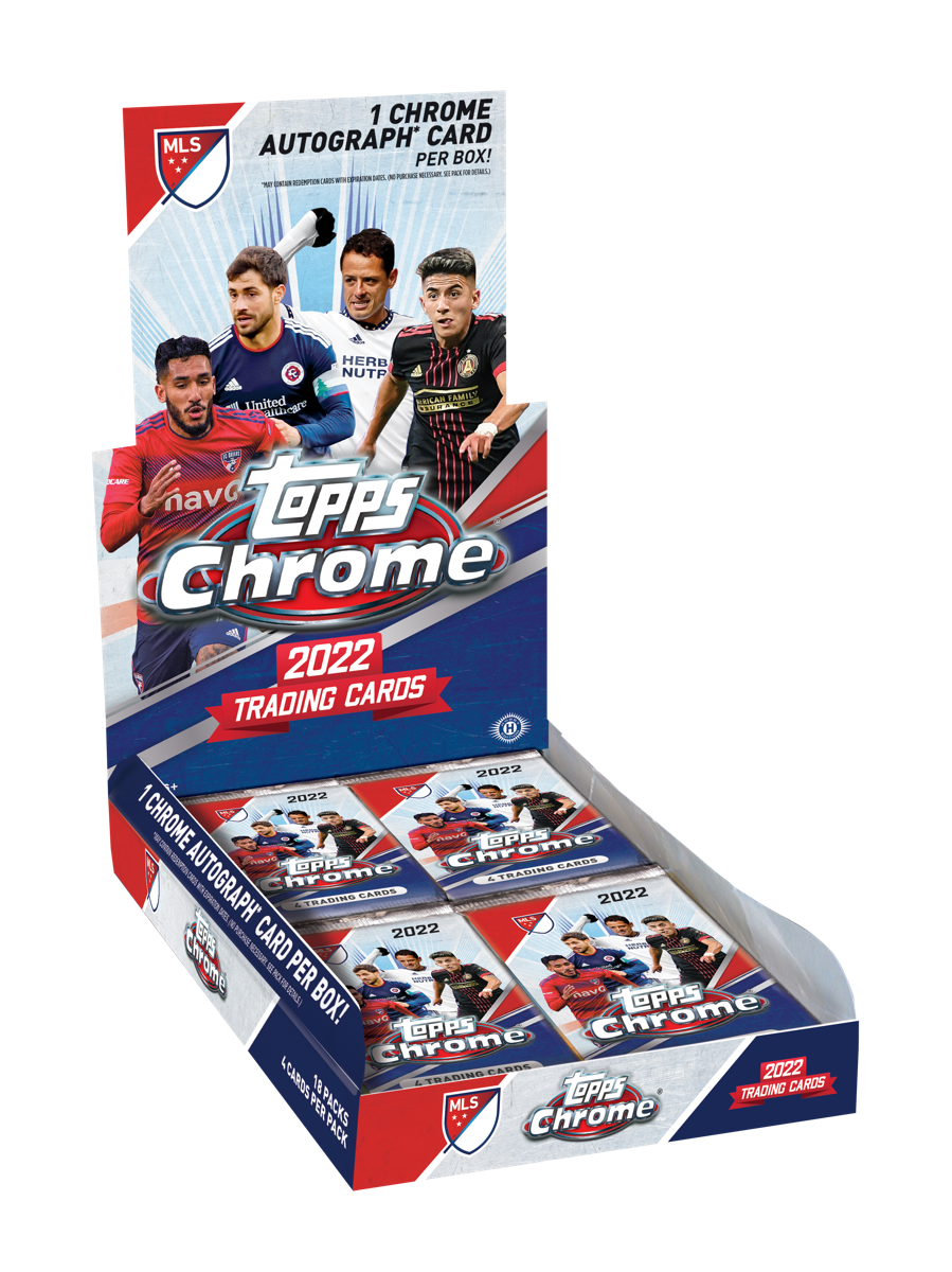 2022 Topps MLS Chrome Hobby Box