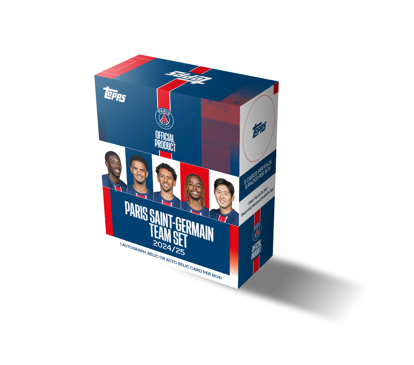 2024-25 Topps Paris Saint-Germain Team Set Box