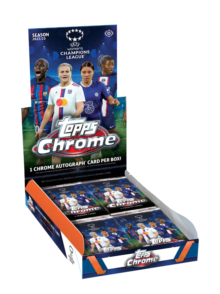 2022-23 Topps Chrome UEFA Women's Champions League - Hobby Box