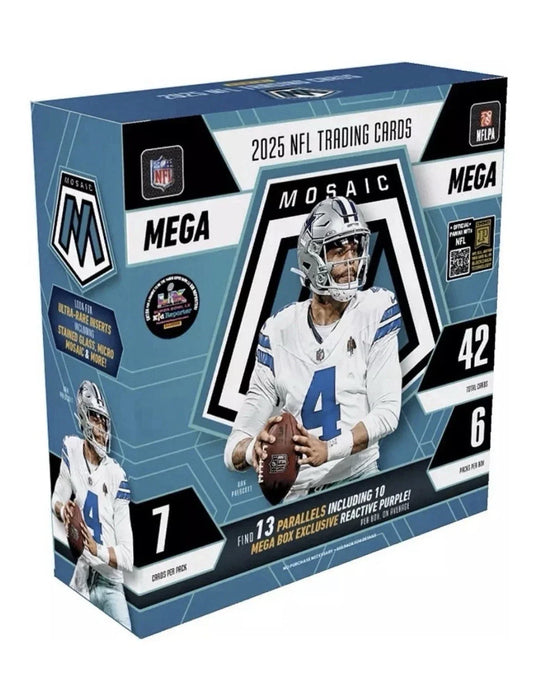 2025 Panini Mosaic Football NFL Mega Box