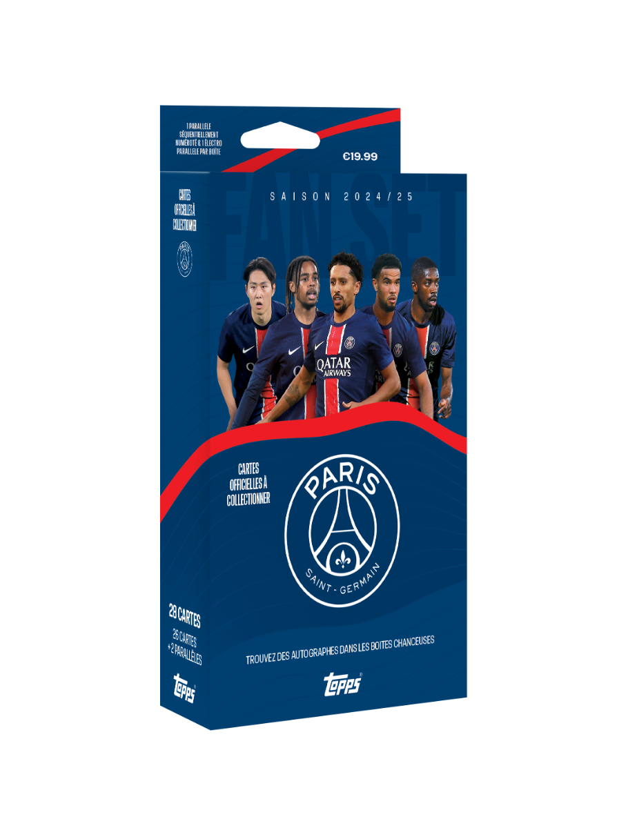 2024-25 Topps Paris Saint-Germain Fan Set