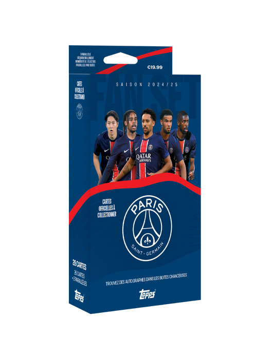 2024-25 Topps Paris Saint-Germain Fan Set