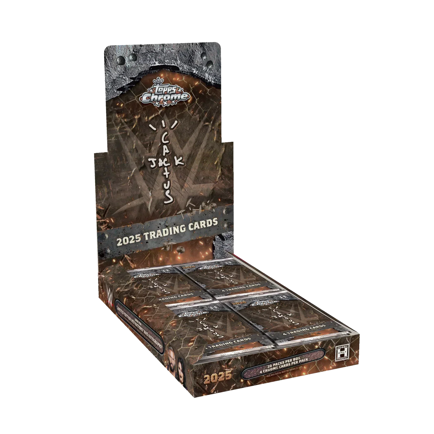 2025 Topps Chrome WWE x Cactus Jack - Hobby Box